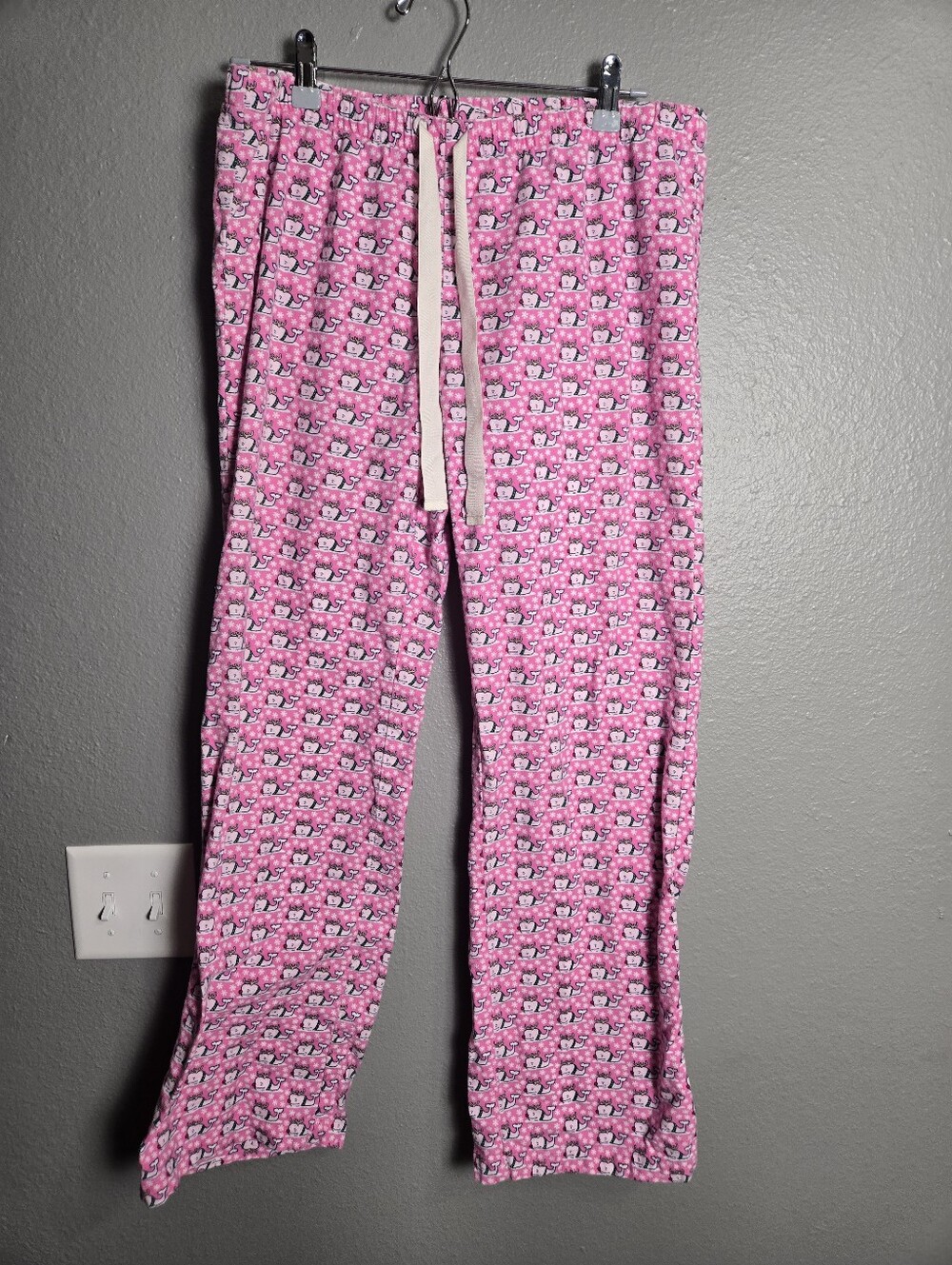 Vineyard Vines Pink Flannel Pajamas Christmas Rudolph